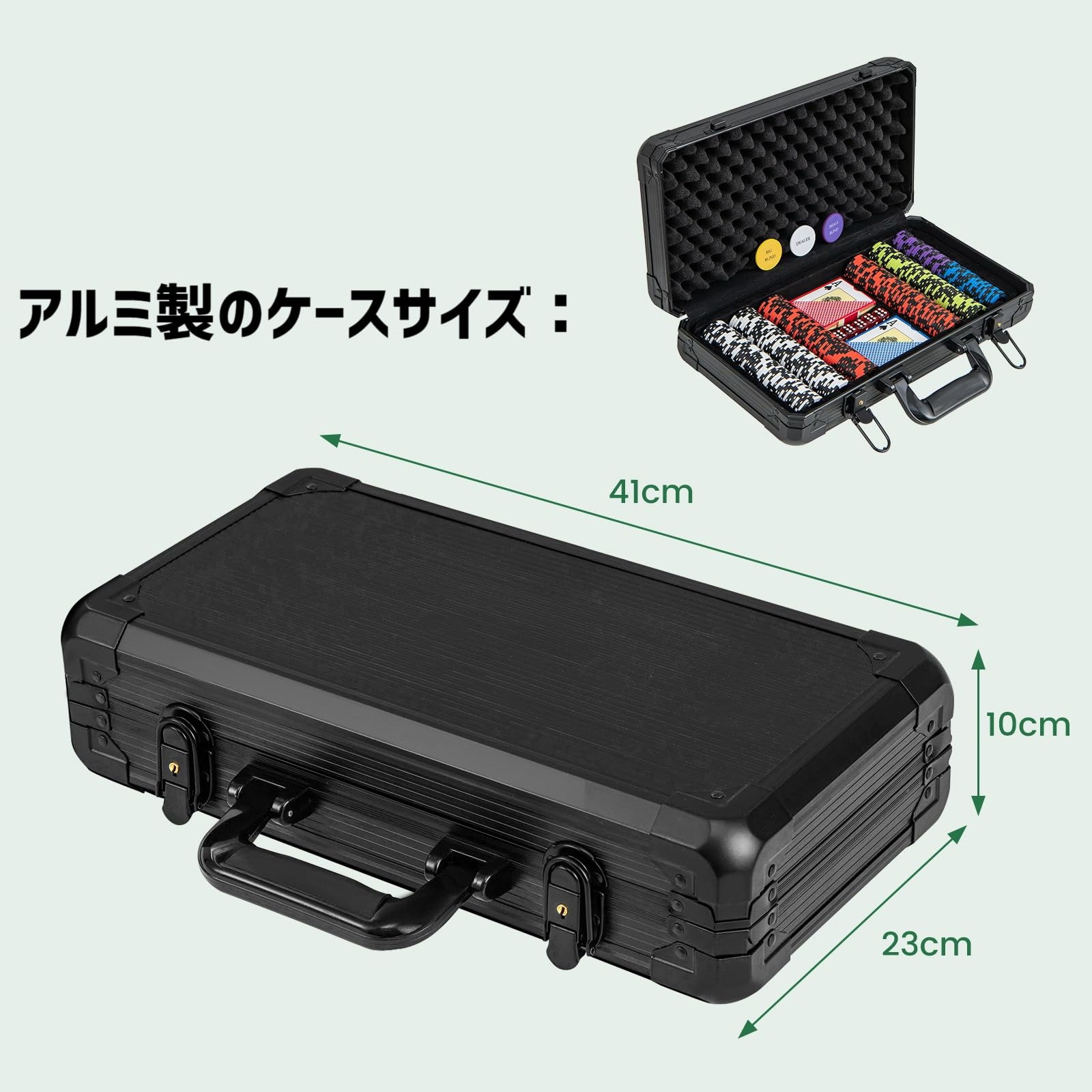 【E】　ポーカーチップセット カジノチップ BestBuy ポーカーチップ ポーカーセット 数字入り チップ600枚